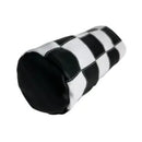 Sunfish: Driver Headcover - Black and White Checkered Patchwork Stitched