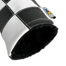 Sunfish: Fairway Headcover - Black and White Checkered Stitched
