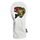Sunfish: Embroidered Premium Leather Driver Headcover - Largemouth Bass