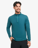 BloqUV: Men's Long Sleeve Mock Zip Top (12001)