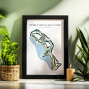 Pebble Beach Golf Links, California - Printed Golf Courses