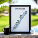 The Ocean Course at Kiawah Island, South Carolina - Printed Golf Courses