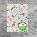 Gray Floral Ball Mark Buddy