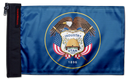 State Flag Utah "Old Style" 12"x18" Forever Wave Flag for Golf Carts