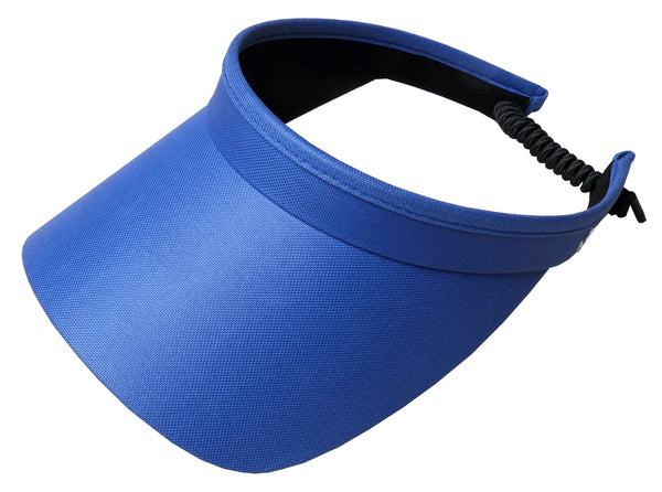 Glove It: Solid Coil Golf Visors - Blue