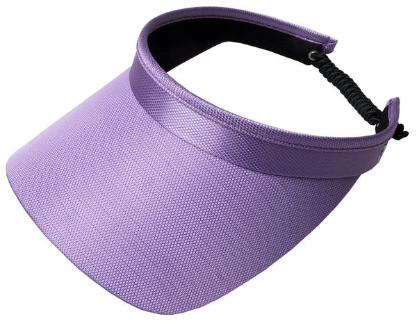 Glove It: Solid Coil Golf Visors - Lilac