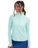 BloqUV: Women's UPF 50 Mock Zip Top Relaxed (3002)