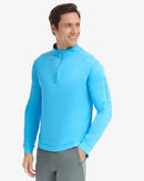 BloqUV: Men's Long Sleeve Mock Zip Top (12001)
