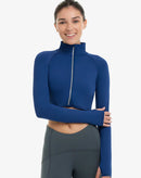 BloqUV: Women's UPF 50 Full Zip Crop Top (4010)