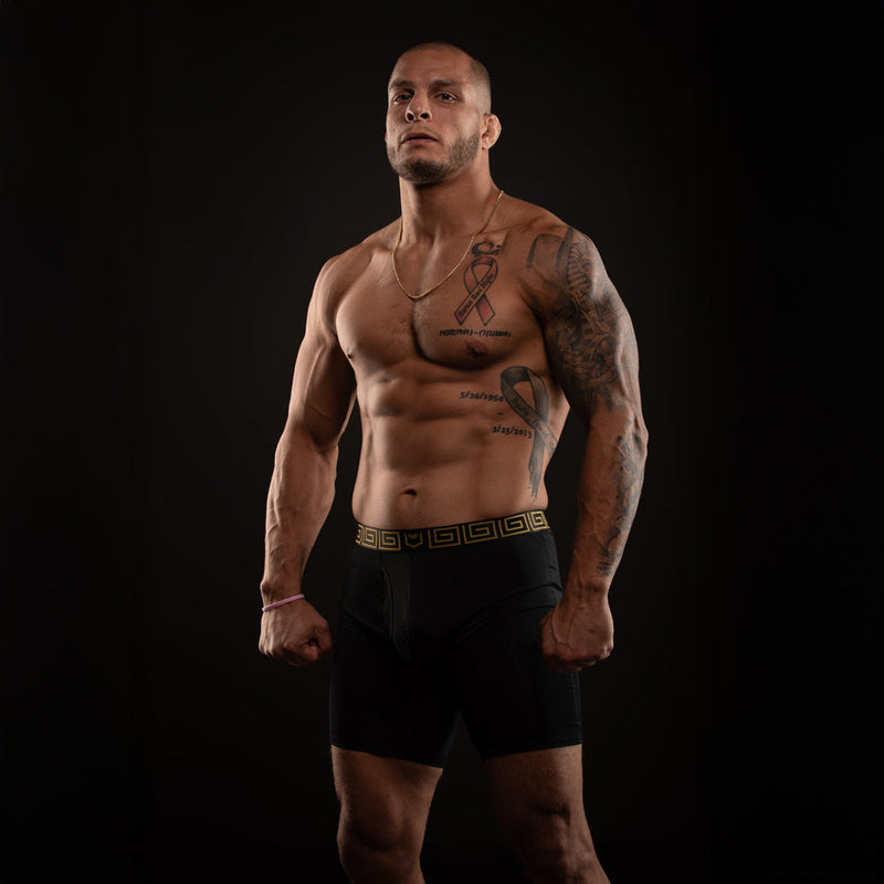 SHEATH V Men's 8" Sports Performance Boxer Brief