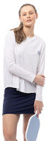 SanSoleil: Ladies Sunglow Relaxed Drop-Tail Tee - 900479