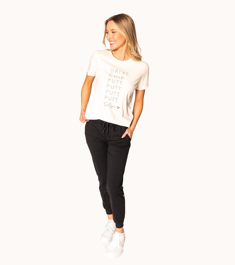 Putt, Putt Seltzer Crewneck Tee by Calliope Golf