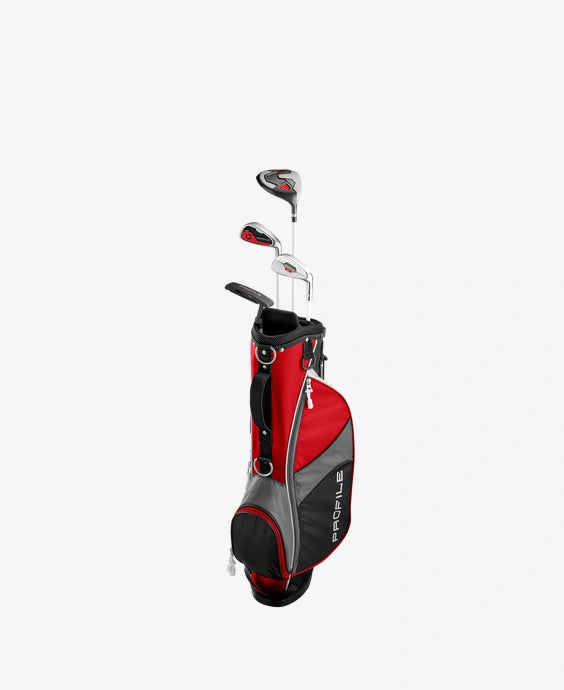 Wilson: Kids Complete Golf Club Set Carry Bag - Profile JGI (Red)