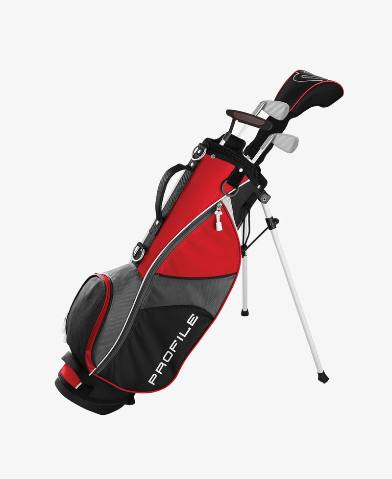 Wilson: Kids Complete Golf Club Set Carry Bag - Profile JGI (Red)