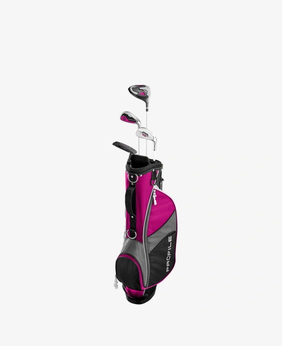 Wilson: Junior Kids Complete Golf Club Set Carry Bag - Profile Small (Pink)