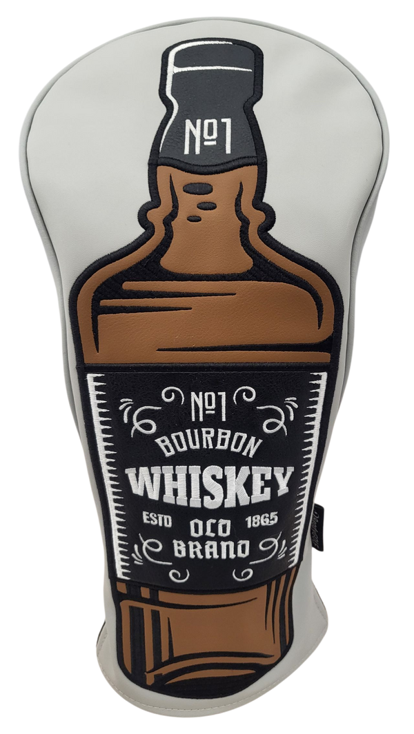 Bourbon Bottle Embroidered Driver Headcover by ReadyGOLF