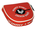 Winner Winner Chicken Dinner Embroidered Putter Cover by ReadyGOLF  -  Mallet