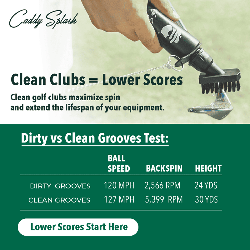 Original Golf Club Water Brush Cleaner - Black