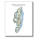 Whistling Straits, Sheboygan Wisconsin - Printed Golf Courses