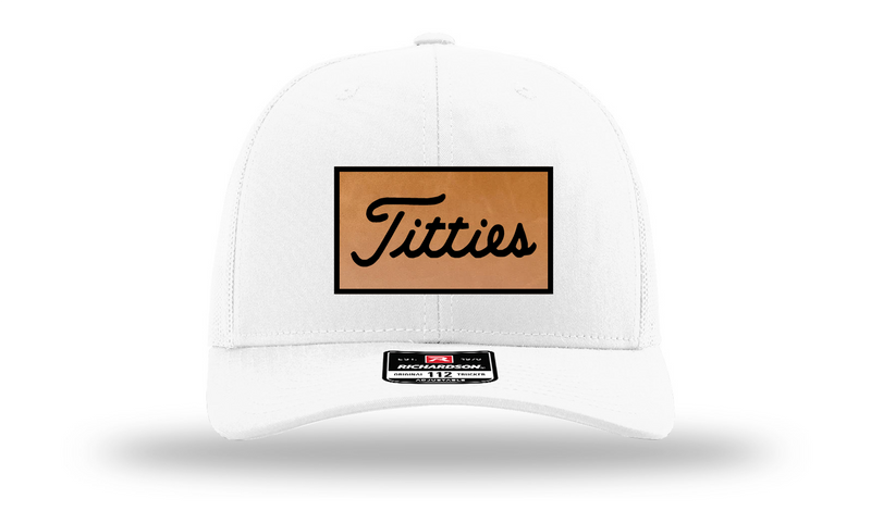Titties Snapback Trucker Hat by Patch Hats