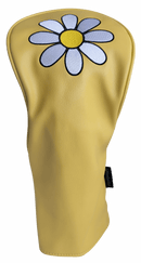 White Daisy Driver Headcover by ReadyGolf (Yellow)