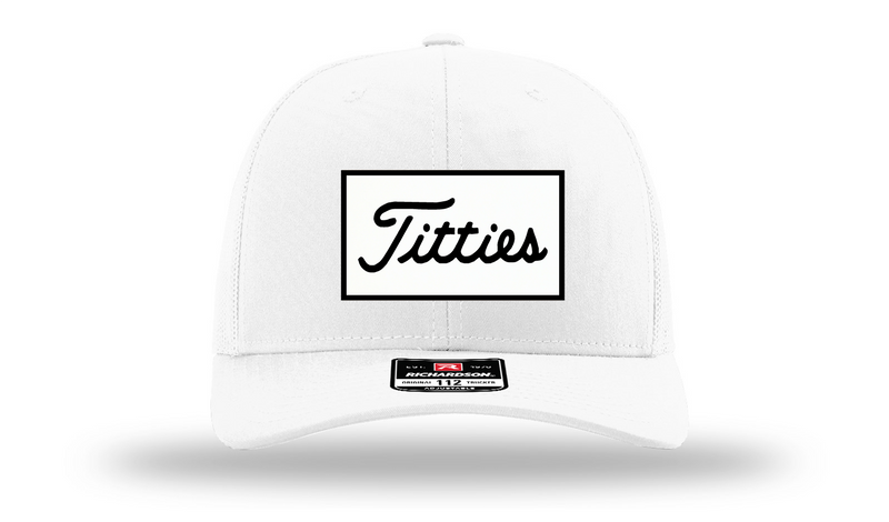 Titties Snapback Trucker Hat by Patch Hats