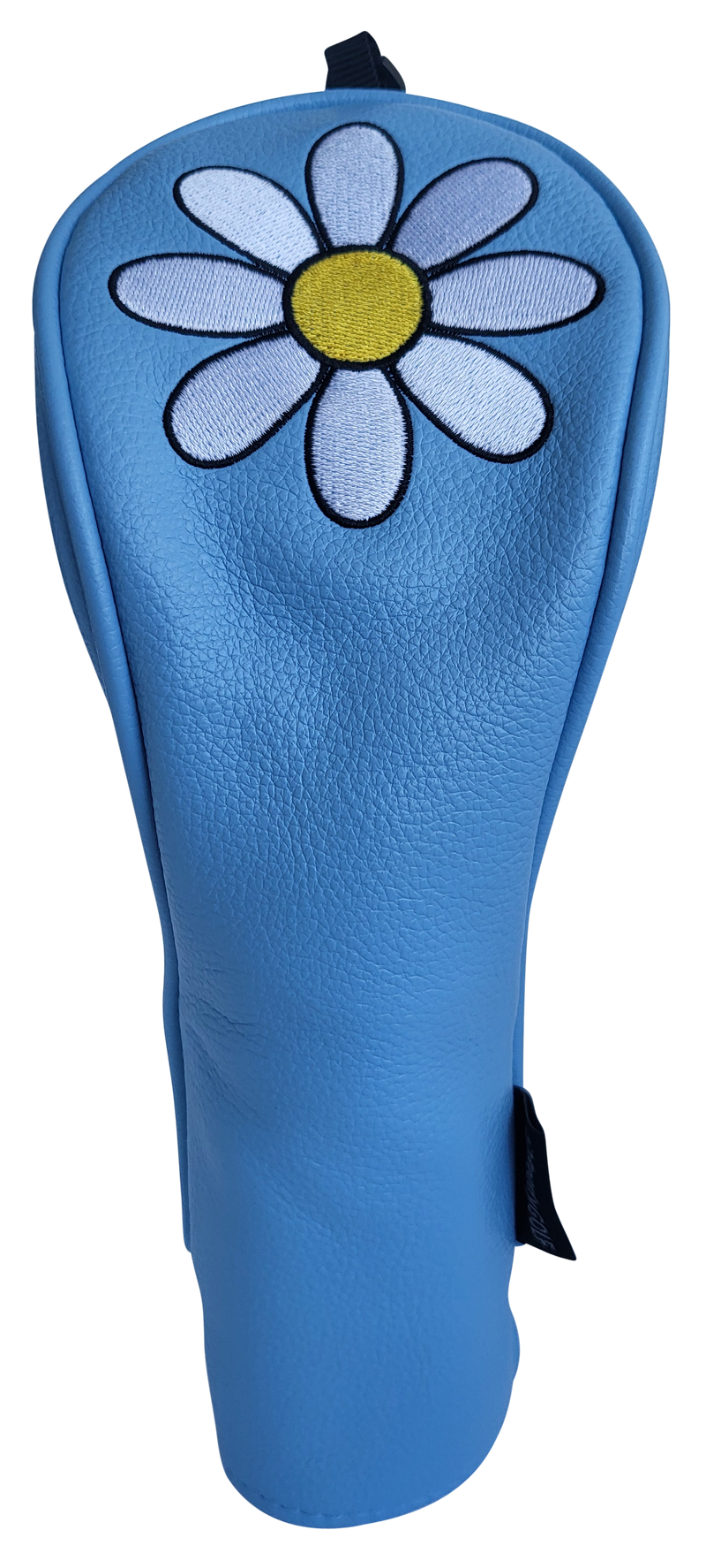 White Daisy Hybrid Headcover by ReadyGolf (Blue)