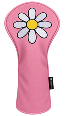 White Daisy Mini Driver Headcover by ReadyGolf (Pink)