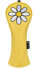 White Daisy Hybrid Headcover by ReadyGolf (Yellow)