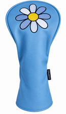 White Daisy Driver Headcover by ReadyGolf (Blue)