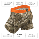 The Wild Game | Realtree x Shinesty Neon Orange Ball Hammock® Pouch Underwear With Fly