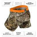 The Wild Game | Realtree x Shinesty Neon Orange Ball Hammock® Pouch Underwear