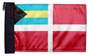 Bahamas Courtesy 12"x18" Forever Wave Flag for Golf Carts