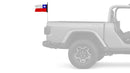 Chile 12"x18" Forever Wave Flag for Jeep Wrangler JLU 4-Door 2018-Present