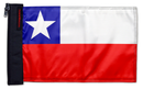 Chile 12"x18" Forever Wave Flag for Jeep Wrangler CJ-7 and CJ-8 1976-1986