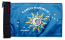 Conch Republic 12"x18" Forever Wave Flag for Jeep Wrangler TJ 1996-2006