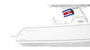 Costa Rica 12"x18" Forever Wave Flag for Boats