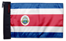 Costa Rica 12"x18" Forever Wave Flag for Jeep Wrangler YJ 1986-1995