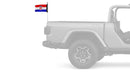 Croatia 12"x18" Forever Wave Flag for Jeep Wrangler JL 2-Door 2018-Present