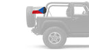 Czech Republic 12"x18" Forever Wave Flag for Jeep Wrangler JK 2-Door 2007-2018