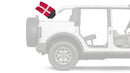Denmark 12"x18" Forever Wave Flag