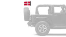 Denmark 12"x18" Forever Wave Flag