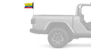 Ecuador 12"x18" Forever Wave Flag for Jeep Wrangler TJ 1996-2006