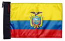 Ecuador 12"x18" Forever Wave Flag for Boats
