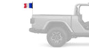France 12"x18" Forever Wave Flag for Jeep Wrangler CJ-7 and CJ-8 1976-1986