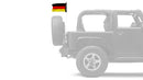 Germany 12"x18" Forever Wave Flag for Jeep Wrangler TJ 1996-2006