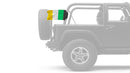 Ireland 12"x18" Forever Wave Flag for Jeep Wrangler JK 2-Door 2007-2018