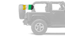 Ireland 12"x18" Forever Wave Flag for Jeep Wrangler JK 2-Door 2007-2018