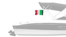 Italy 12"x18" Forever Wave Flag