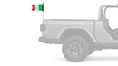 Italy 12"x18" Forever Wave Flag for Jeep Wrangler YJ 1986-1995